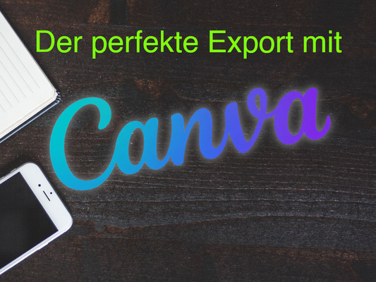 Hochwertige Druckgrafiken aus Canva exportieren